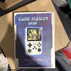 -Game Master R36S Retro Handheld Video Game Console White 256GB