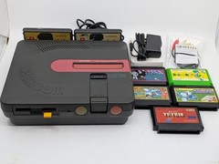 Sharp Twin Famicom AN-500B Black/Red | New Belt | Fully Tested 5 Games