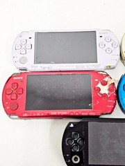 Sony PSP Console Lot 5pc JUNK UNTESTED