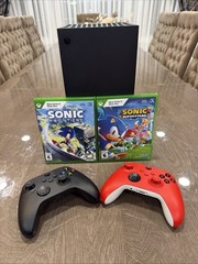 Microsoft Xbox Series x 1TB Black Gaming Console with 2 Controllers and Games