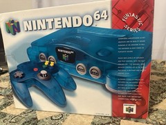 Nintendo 64 Funtastic Series Ice Blue Version Complete In Box OEM Controller US