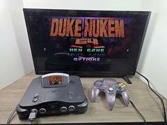 Nintendo 64 Console N64 (NUS-001) w/Controller & Duke Nukem 64 Used Tested