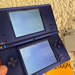 Nintendo DSi Metallic Blue Handheld Handheld Console System TWL-001 READ
