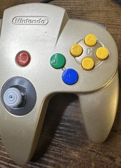 Nintendo 64 Gold Toys R Us Console W/Controller & Games (Tested/Wires Included)
