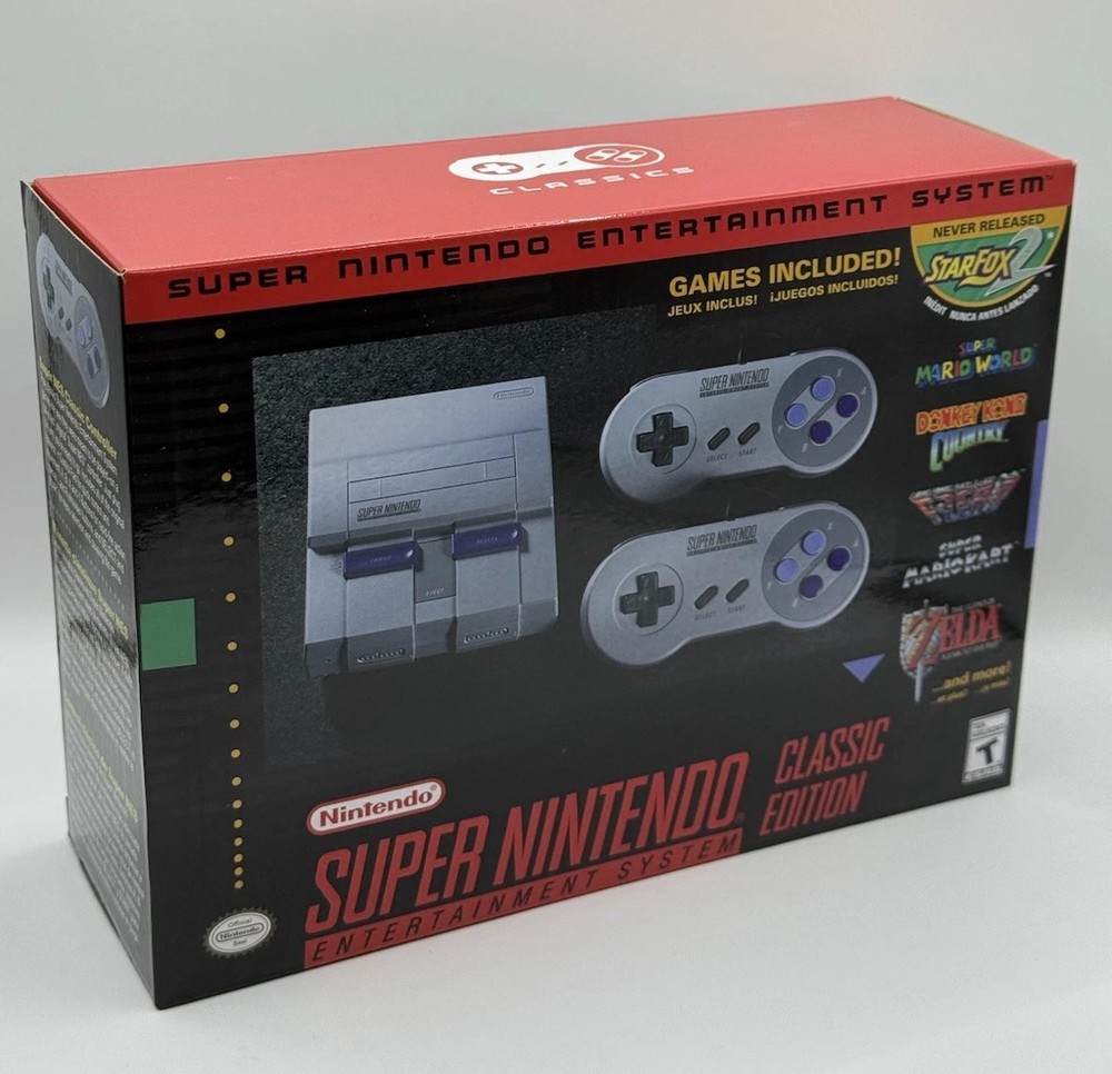 Super Nintendo Entertainment System SNES Classic Mini Edition Brand NEW US