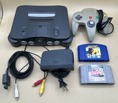 NINTENDO 64 VIDEOGAME CONSOLE (NUS-001) W/ CONTROLLER & 2 GAMES (MVP026537)