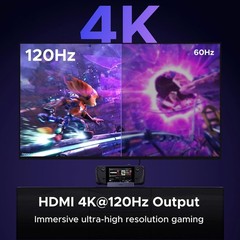 Portable Steam Deck Dock: 4K@120Hz HDMI, USB-A, USB-C & Gigabit Ethernet&rsquo;/