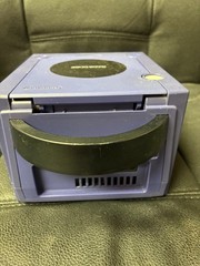 Nintendo GameCube indigo purple console all wires one controller