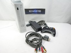 Microsoft Xbox 360 Pro 20GB Console – Matte White Tested Working with controller