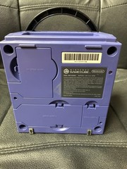 Nintendo GameCube indigo purple console all wires one controller