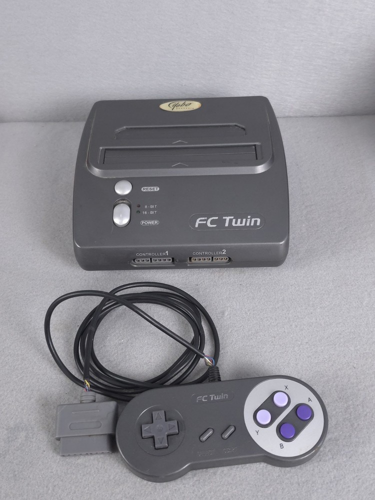 Yobo FC Twin 2-in-1 Game Console 1 Controller (NES, SNES) No Cords For Parts