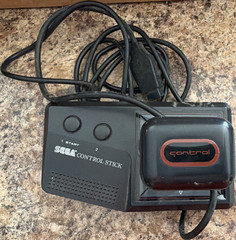 SEGA Control Stick Wired Controller for Sega Master System – Black, Included