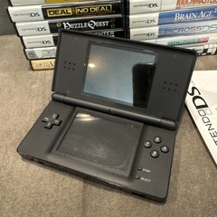 Nintendo DS Lite – Onyx Black – Complete in Box CIB – Bundle Lot With 18 Games