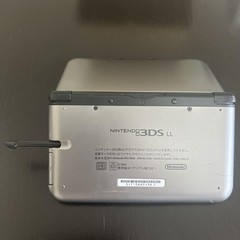 Nintendo 3DS XL LL Silver Black console Japanese ver. In Box Good stylus s1047