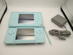 Nintendo DS Lite Powder Blue W/ Stylus Handheld System Model USG-001 – Tested