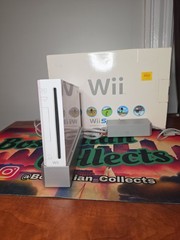 Nintendo Wii White Game Console RVL-001 Tested Console & Power Cable Only