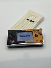 Nintendo Game Boy Micro Pokemon Edition Silver w/ Cloth Pouch