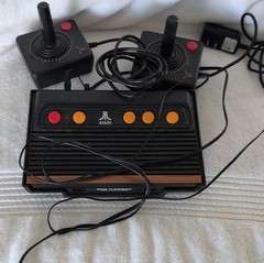 Atari Flashback Home Console Black Orange Brown Includes Joysticks