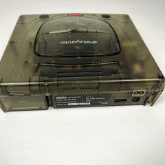 Sega Saturn Skeleton Black console Controller S-video RCA cable NTSC-J Tested JP