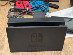 Nintendo Switch with Four Joy-Con (HAC-001- 01) + travel case + steering wheel
