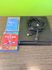 Sony PlayStation 4 PS4 Slim 1TB Console with Spiderman and cables (CUH-2215B)