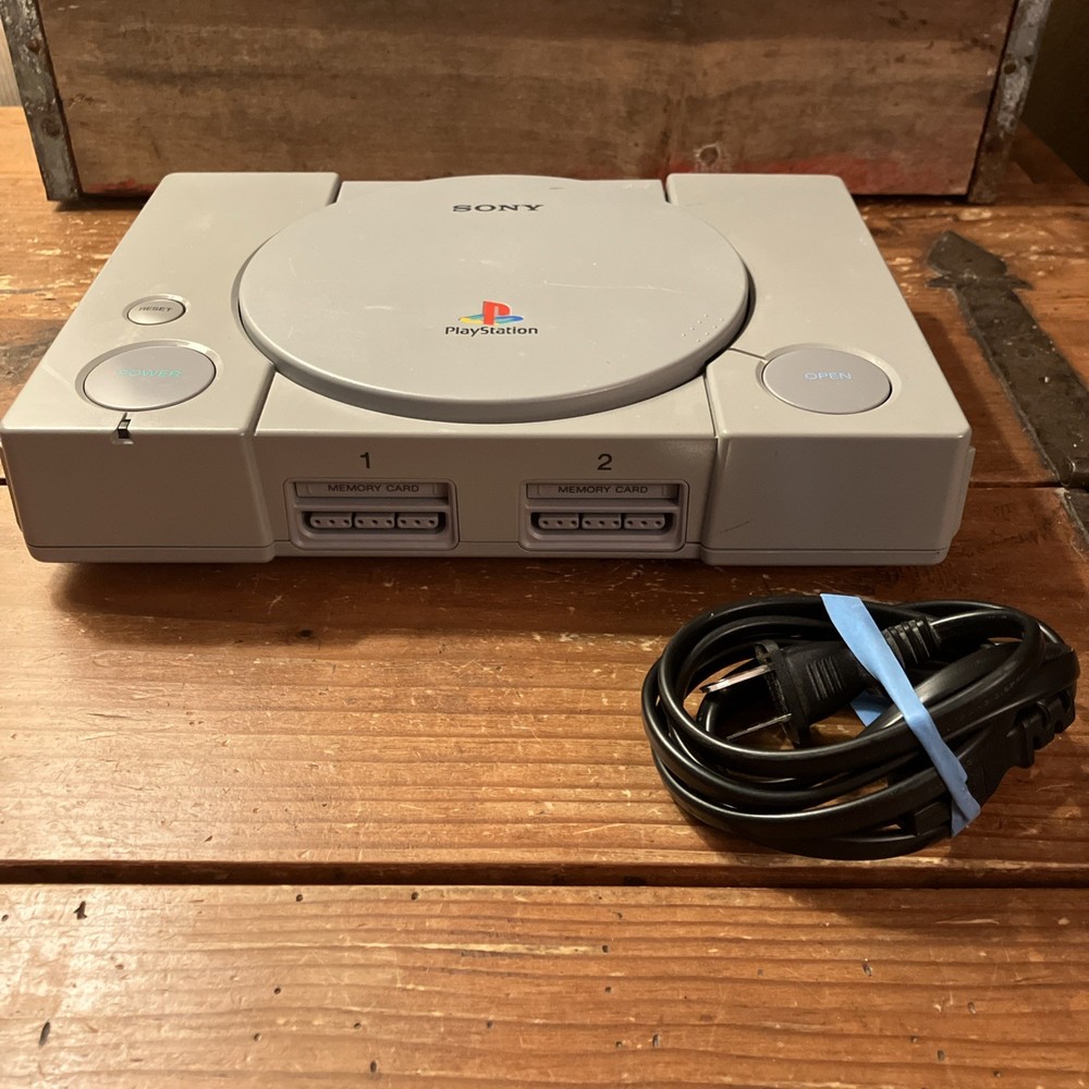 Sony PS1 Audiophile Model SCPH-1001 Console RCA Ports CD Audio Tested