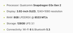 Ayaneo Pocket DMG Silver | Snapdragon G3x Gen 2 | ES-DE Setup Available