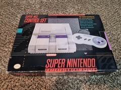 Super Nintendo SNES Console CONTROL SET CIB Complete in Box BARELY USED!
