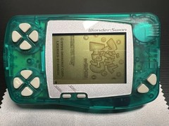 Bandai WonderSwan Clear Green Handheld Working US Seller