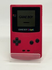Gameboy Color Console Berry Pink Nintendo GBC Tested Works CGB-001