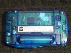 WonderSwan Handheld Console Skeleton Blue SW-001 in Box w Manual Japan Import