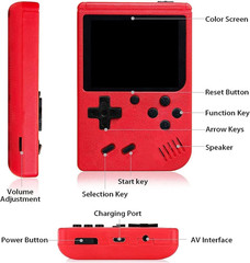 Mini Retro Video 500 Classic Games FC Game Console Player Handheld For Kid Adult