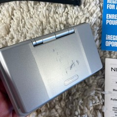 Nintendo DS Original NTR-001 Titanium Silver Handheld System Complete in Box CIB