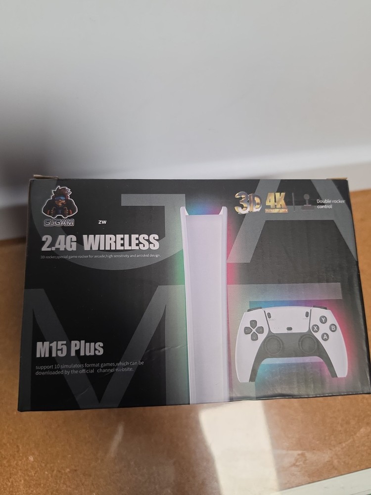 M15 Plus 2.4G Wireless Retro Game Console Emulator 4K HDMI Dual Controller