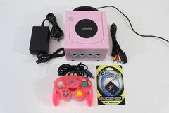 Nintendo Gamecube Pastel Pink Console Controller AC AV Memory Card NTSC-U/C US