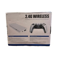 2.4G Wireless Retro Game Console Stick With Two Controllers Open Box