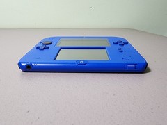 Nintendo 2DS Blue Handheld System Console w/ Charger Tested