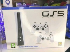 GameStation GS5 Home Console Black White RCA Built-In 620 Classic Games