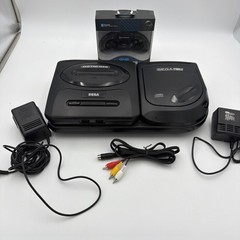 Sega Genesis Model 2 Sega CD Model 2 MK-4102 Bundle Tested Serviced New Controll