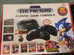 CIB AtGames Sega Genesis Classic 80 BuiltIn Games Console Sonic 25th Anniversary