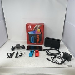 Nintendo Switch OLED Model HEG-001 Handheld Console – 64GB – Red & Blue