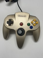 Nintendo 64 N64 Gold USA Console System With 4 Official Controllers Tested Works