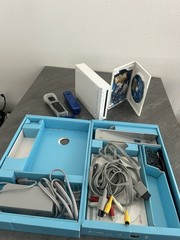 Nintendo Wii RVL-001 Complete In Box Bundle – 2 aftermarket Remotes – Tested