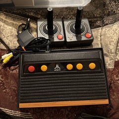 Atari Flashback 7 Classic Game Console Black/Orange, 2 Controllers Tested