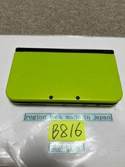 New Nintendo 3DS XL LL Black Lime Console region Japanese B816