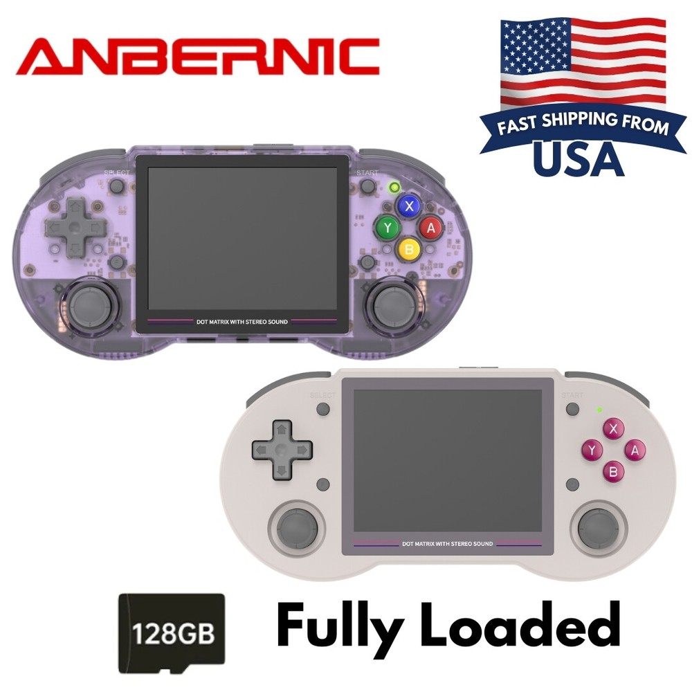 New Anbernic RG353PS Retro Handheld Game Console 128GB Linux System