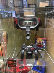 Nintendo Virtual Boy in Box w/ Mario Tennis -Powers On -BOTH DISPLAYS BAD -AS-IS