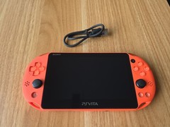 Sony PS Vita 2000 Slim PCH-2000 – Neon Orange – *GREAT * + Charger