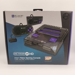 Hyperkin RetroN 2 HD Gaming Console for NES/SNES/Super Famicom Games – Black