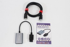Super Nintendo Clear Purple Console SNES SFC Converted AC S-Video HDMI Adapter 3